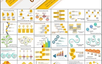 68张精美并列关系ppt图表下载