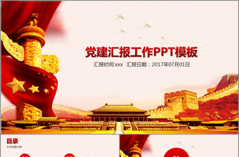 2025党建工作展望ppt报告