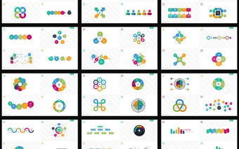 创意纯手工绘制可编辑PPT图形图标-含多个ppt元素