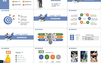 商务风企业公司现场管理培训课件通用PPT模板