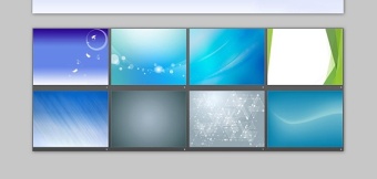 一组蓝绿灰色简约简洁PPT背景图片