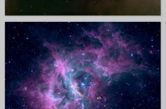 玄幻宇宙星空紫色ppt背景图片【图组】