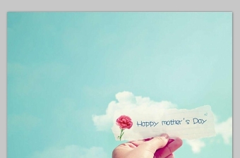 Happy mother's day感恩母亲节ppt背景图片