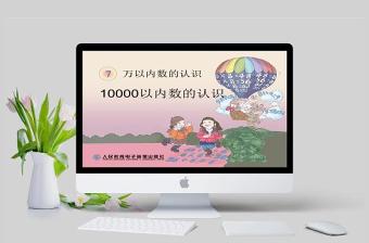  万以内数的认识1000以内数的认识PPT模板