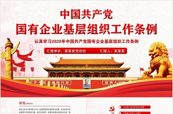 中共共产党领导国家安全工作条例原文ppt