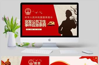  中华人民共和国国务院令突发公共卫生事件应急条例PPT模版