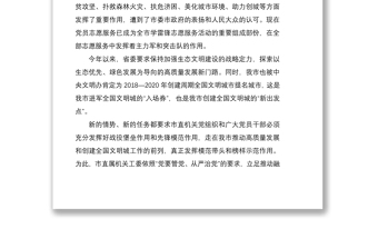 2021市直属机关党员志愿服务队成立仪式上的讲话