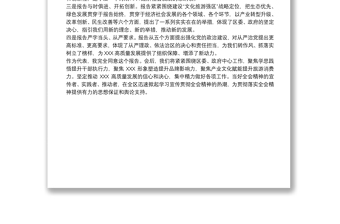 20xx年度关于党员干部参加审议党代会报告发言材料范文