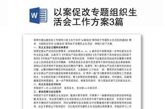 2025组织生活会监督方案ppt