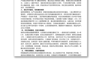 2021党支部年度工作总结最新