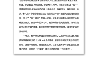 在百年未有之大变局中把握不变的本质 ——在专题民主生活会（组织生活会）上的发言