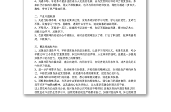 不忘初心牢记使命主题教育组织生活会批评与自我批评发言稿3.篇