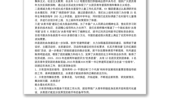 XX乡团委换届工作报告