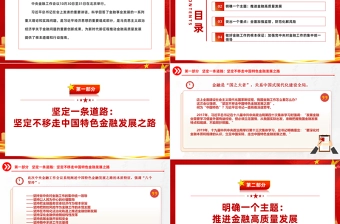 学习中央金融工作会议精神推动新时代金融高质量发展建设金融强国PPT模板