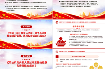 解读防止干预司法三个规定PPT大气党政风“三个规定”集中宣传月课件下载
