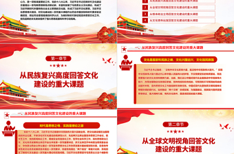 回答文化建设重大难题的科学理论ppt深入学习习近平文化思想基层党组织党支部学习培训党课课件