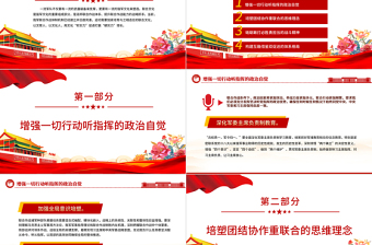 加强联合文化建设提升联合作战能力PPT红色党建风深入学习强军文化专题课件模板