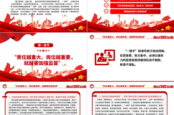 坚持人民赋予的权力始终为人民谋福利ppt大气精美学习习近平总书记关于加强对“一把手”和领导班子监督重要论述党组织专题党课学习课件