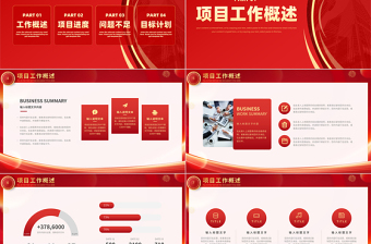 2024新年工作计划总结PPT龙年大吉公司企业计划总结实用模板