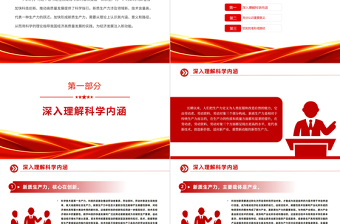  加快形成新质生产力 壮大发展新动能新优势PPT大气精美风党员干部学习教育专题党课课件模板