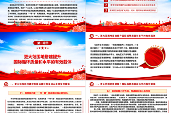 积极不断推进扩展高水平对外开放ppt创意时尚推动我国经济高质量发展党支部经济主题党课