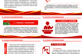 精美大气意识形态工作责任制落实情况报告PPT模板下载