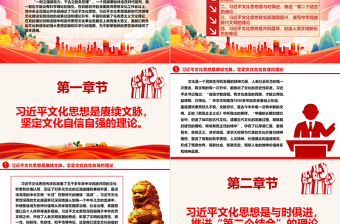 将习近平文化思想的理论伟力学深学实ppt大气党政全国宣传思想文化工作会议精神微党课