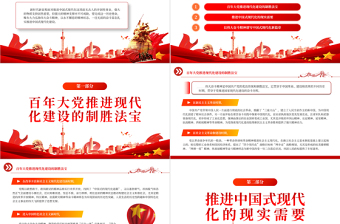 全力推进中国现代化PPT党建风大力弘扬伟大奋斗精神专题党课