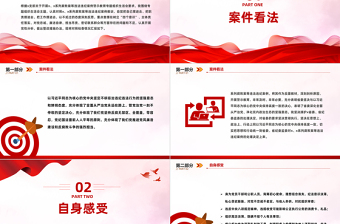 红色精美违法违纪案例警示教育专题组织生活会个人对照检查材料PPT