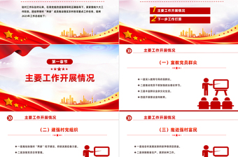 2023年驻村工作总结PPT党政风驻村帮扶总结汇报模板下载