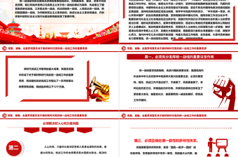 精确贯彻落实党的新时代统战工作思想ppt精美党政深入学习贯彻习近平统战思想专题党课