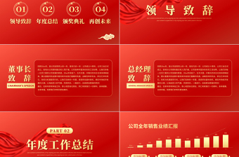 精美简洁企业公司集团年会盛典暨颁奖典礼PPT