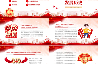 2024诚信护航共铸消费和谐315国际消费者权益日PPT