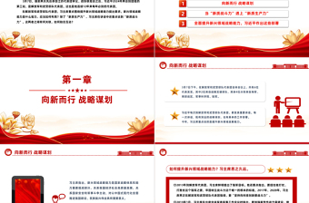 2024两会提升新兴领域战略能力PPT红色简洁总书记重要讲话专题党课