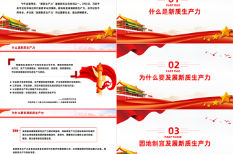 两会热词之新质生产力PPT红色党建风一文了解新质生产力专题课件
