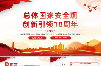 2025国家安全免费ppt素材