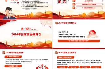 创新引领10周年总体国家安全观PPT精美党政风全民国家安全教育日下载