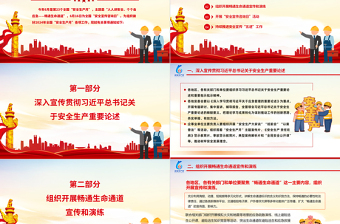 2024全国安全生产月活动主题“人人讲安全个个会应急畅通生命通道”PPT下载