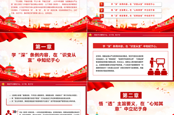 党纪学习教育关于党员干部要知于心立于身化于行PPT