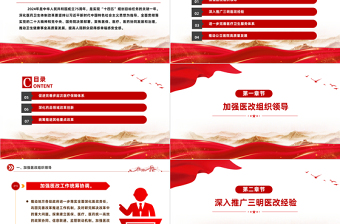 简洁大气《深化医药卫生体制改革2024年重点工作任务》PPT课件模板