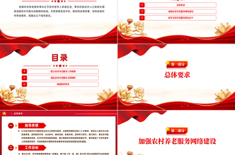 2024《关于加快发展农村养老服务的指导意见》PPT课件下载