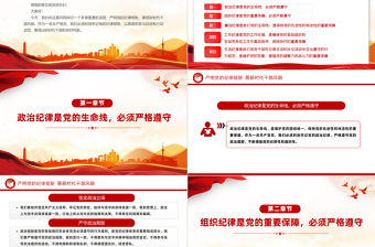 2024严明党的纪律规矩展新时代干部风貌党纪学习教育PPT下载
