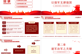 党政风共筑强军梦2024年建军97周年PPT下载