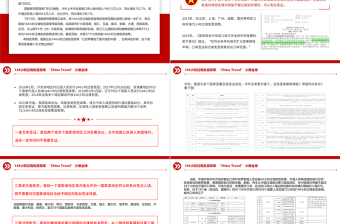 简洁风144小时过境免签政策让“China Travel” 火爆全球PPT模板下载