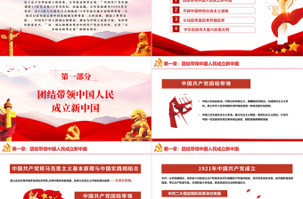 百年初心历久弥坚PPT红色党政风七一建党节党员教育培训专题课件模板