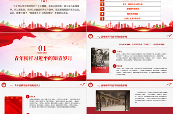 大气党政风接青春之火续百年荣光PPT青少年主题团日团课课件模板