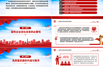 党政风2024年国有企业深化改革与高质量发展的战略引领与路径选择PPT下载