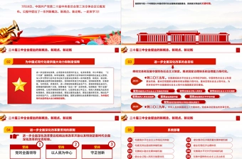 党政风二十届三中全会提出的新概念新观点新论断PPT学习贯彻三中全会精神党员干部培训党课