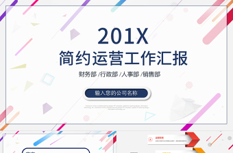 201X年度运营工作汇报