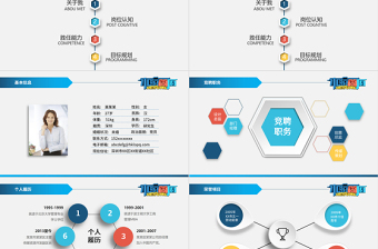 个人求职竞聘简历PPT模板